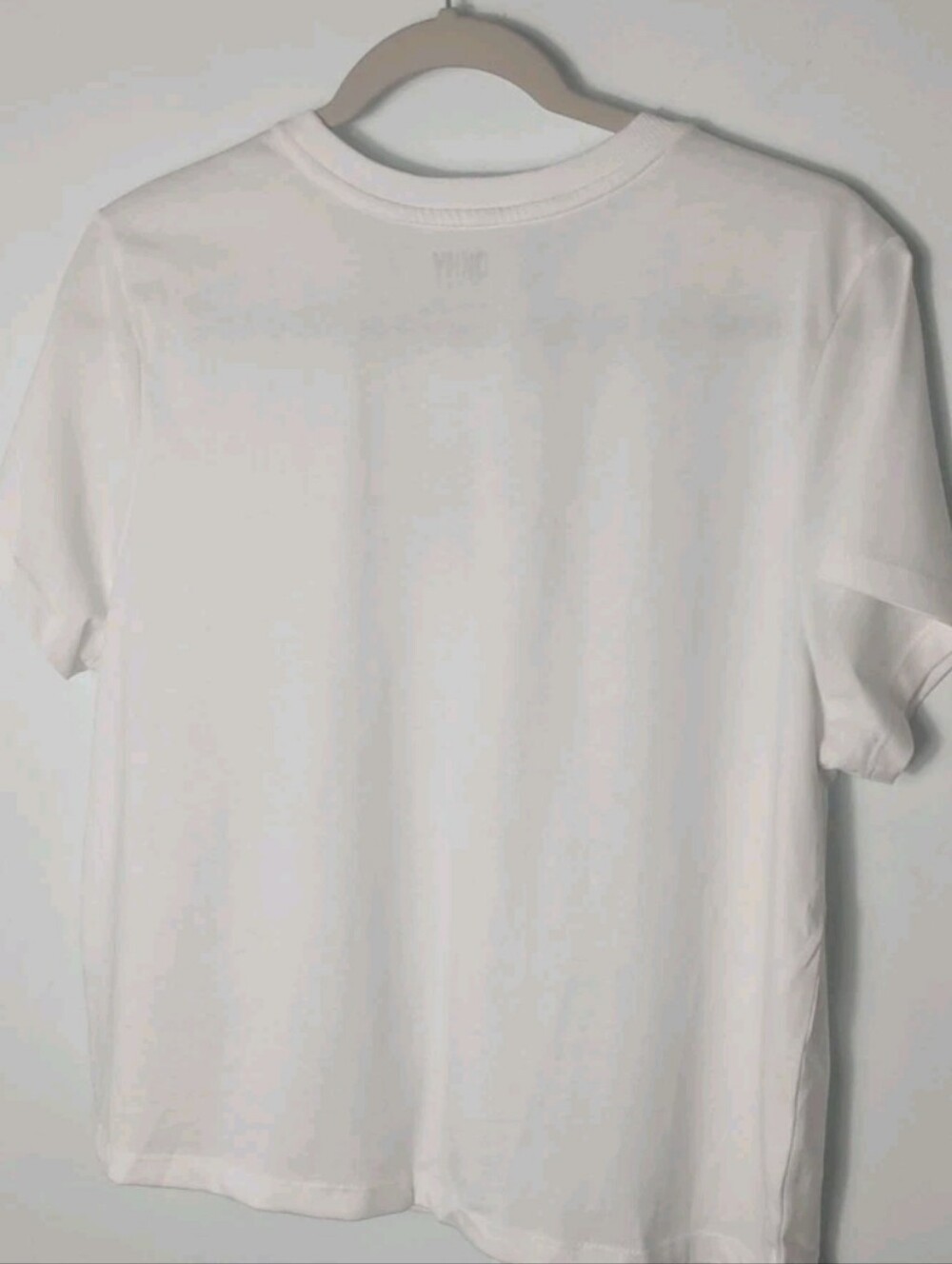 DKNY Women's Crew Neck T-Shirt With Logo Short Sleeve Black Size S/P - Picture 2 of 8